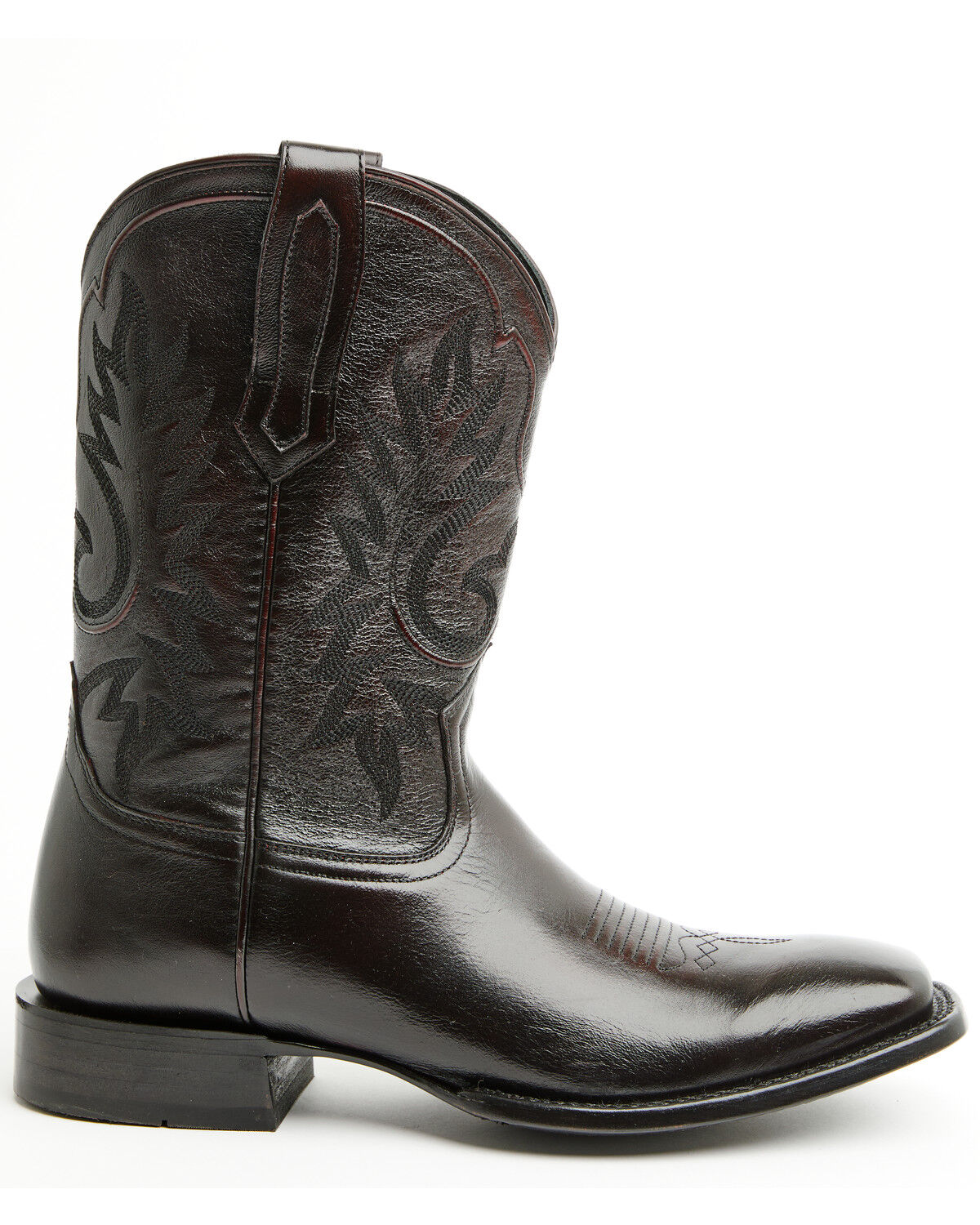 Image #2 - Cody James Black 1978&reg; Men's The Hayward Western Boots - Broad Square Toe, Black Cherry, hi-res