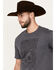 Image #2 - Moonshine Spirit&reg; Men's Drink Deep Short Sleeve Graphic T-Shirt, Charcoal, hi-res