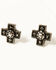 Image #3 - Shyanne Women's Southwestern Antique Cross Earring Set , Silver, hi-res