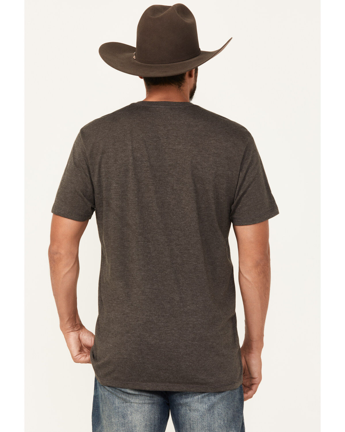 Image #4 - RANK 45&reg; Men's American Original Short Sleeve Graphic T-Shirt, Charcoal, hi-res