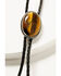 Image #3 - Broken Arrow Jewelry Women's Tiger Eye Bolo Tie, Silver, hi-res