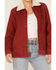 Image #3 - Wrangler Women's Sherpa Lined Corduroy Barn Jacket, Rust Copper, hi-res