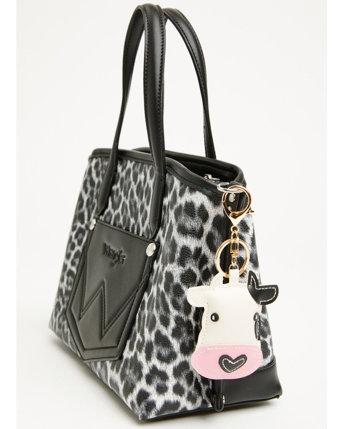 Shyanne Cow With Heart Nose Bag Charm, Multi, hi-res