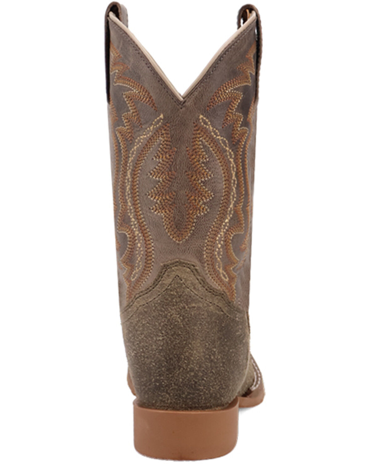Image #5 - Dan Post Boys' Beasley Western Boots - Broad Square Toe, Blue, hi-res