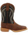 Image #2 - Durango Boys' Lil Rebel Pro Western Boots - Broad Square Toe, Brown, hi-res