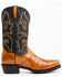 Image #2 - Dan Post Men's Camel Eel Exotic Western Boots - Square Toe, Brown, hi-res