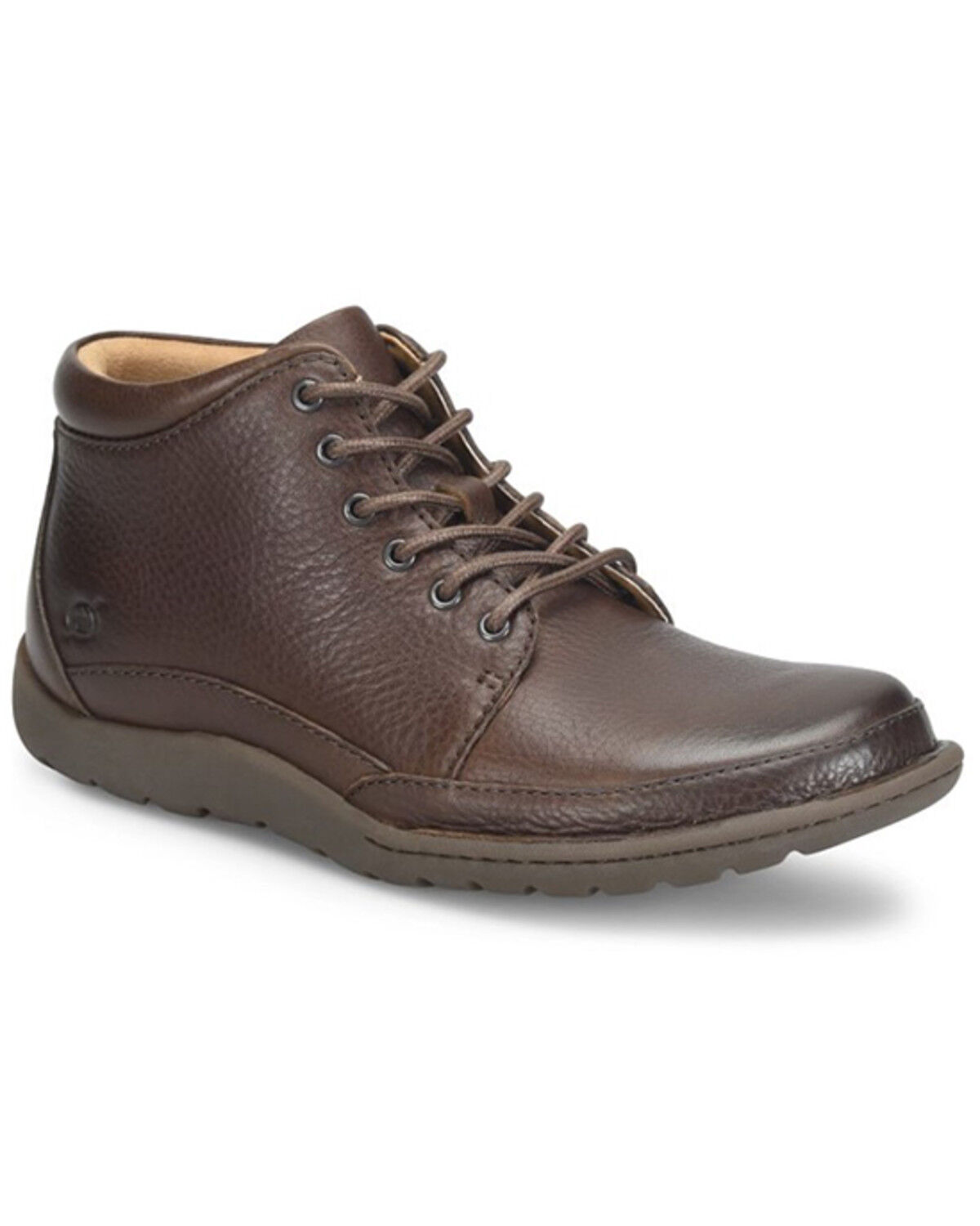 Image #1 - Born Men's Nigel Boots - Round Toe, Brown, hi-res