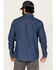 Image #4 - Hawx Men's Core Long Sleeve Snap Denim Work Shirt - Big & Tall, Indigo, hi-res