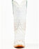 Image #4 - Corral Women's Crystal Embroidered Western Boots - Snip Toe, White, hi-res