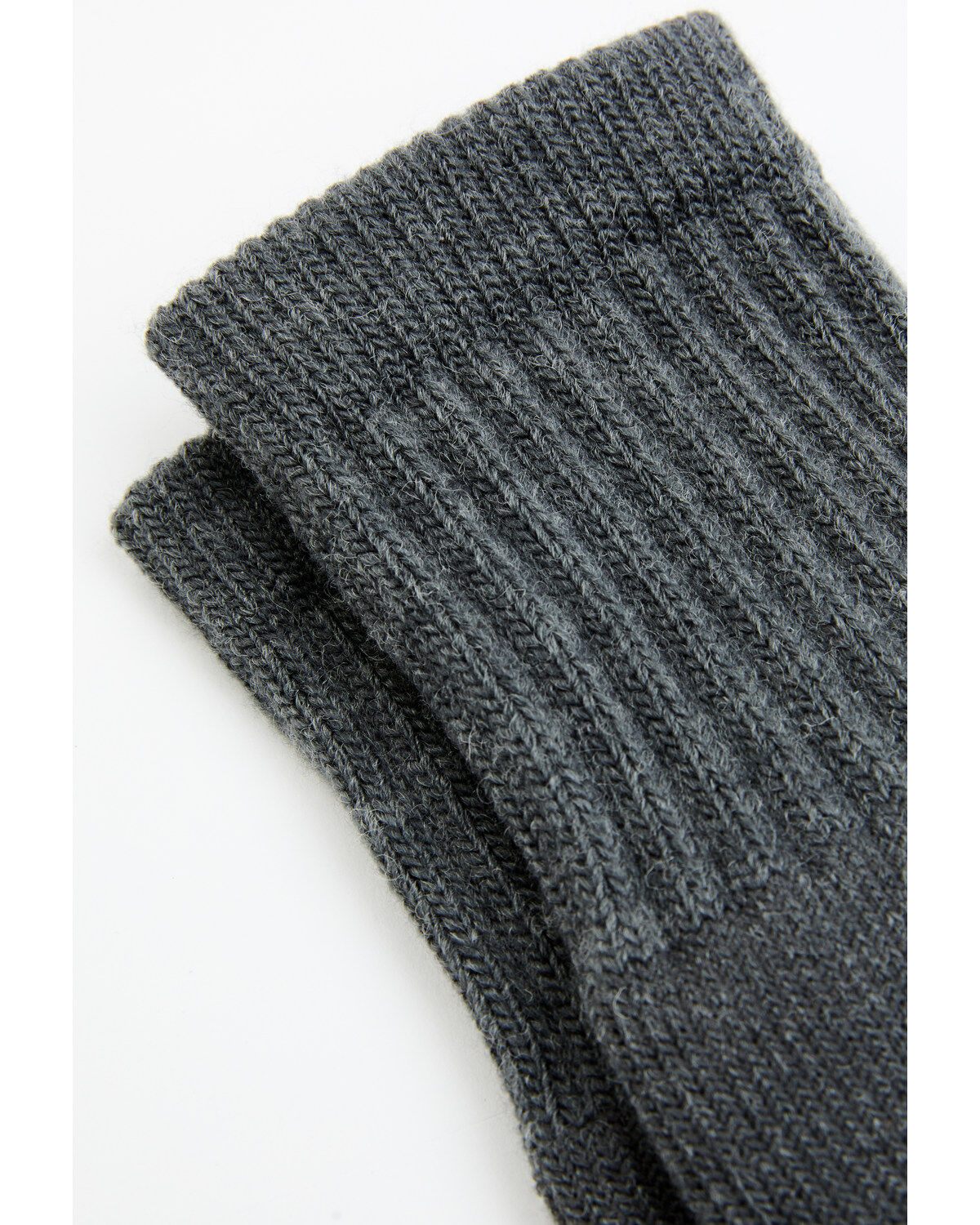 Image #2 - Cody James Men's Gray Wool Boot Sock, Light Grey, hi-res