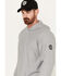 Image #2 - Hawx Men's UPF Long Sleeve Hooded Work Shirt, Light Grey, hi-res