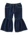 Image #1 - Wrangler Infant Girls' Dark Wash Flare Pant, Dark Wash, hi-res