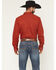 Image #4 - Cody James Men's Basic Twill Long Sleeve Button-Down Performance Western Shirt, Red, hi-res