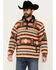 Image #1 - Cinch Men's Southwestern Print 1/4 Snap Pullover, , hi-res