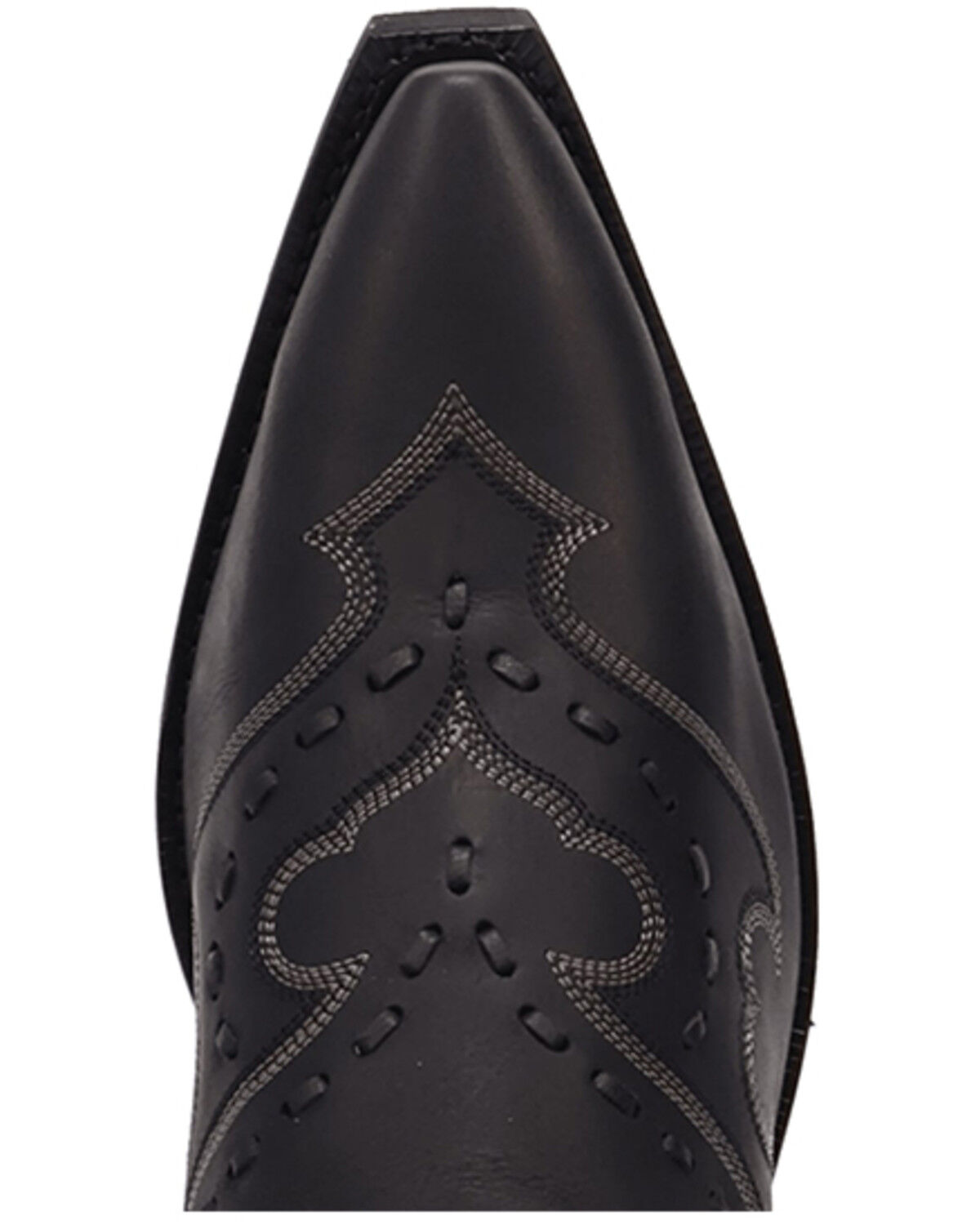 Image #6 - Laredo Men's Squire Stitched Western Boots - Snip Toe, Black, hi-res