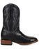 Image #2 - El Dorado Men's Nile Exotic Crocodile Western Boots - Broad Square Toe, Black, hi-res