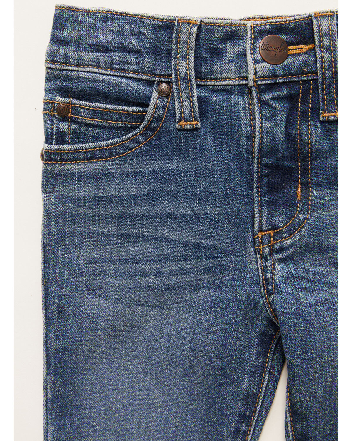 Image #4 - Wrangler Infant Boys' Medium Wash Country Boy Bootcut Denim Jeans, Medium Wash, hi-res