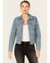 Image #1 - Levi's Women's Stone Wash Denim Original Trucker Jacket , Blue, hi-res