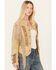 Image #2 - Scully Women's Beaded and Lace Fringe Jacket, Tan, hi-res