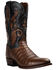 Image #1 - Dan Post Men's Socrates Caiman Exotic Western Boots - Medium Toe, Medium Brown, hi-res