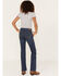 Image #3 - Shyanne Girls' Harrah Dark Wash Bootcut Jeans, Dark Wash, hi-res