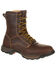 Image #1 - Durango Men's Maverick Waterproof Lacer Work Boots - Round Toe, Pecan, hi-res