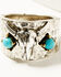 Image #4 - Shyanne Women's Americana Longhorn Ring Set - 5 Piece , Silver, hi-res