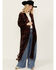 Image #1 - Shyanne Women's Burnout Velvet Kimono, Black, hi-res