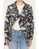 Image #3 - Cripple Creek Women's Boot Barn Exclusive Southwestern Print Wrap Jacket, Navy, hi-res