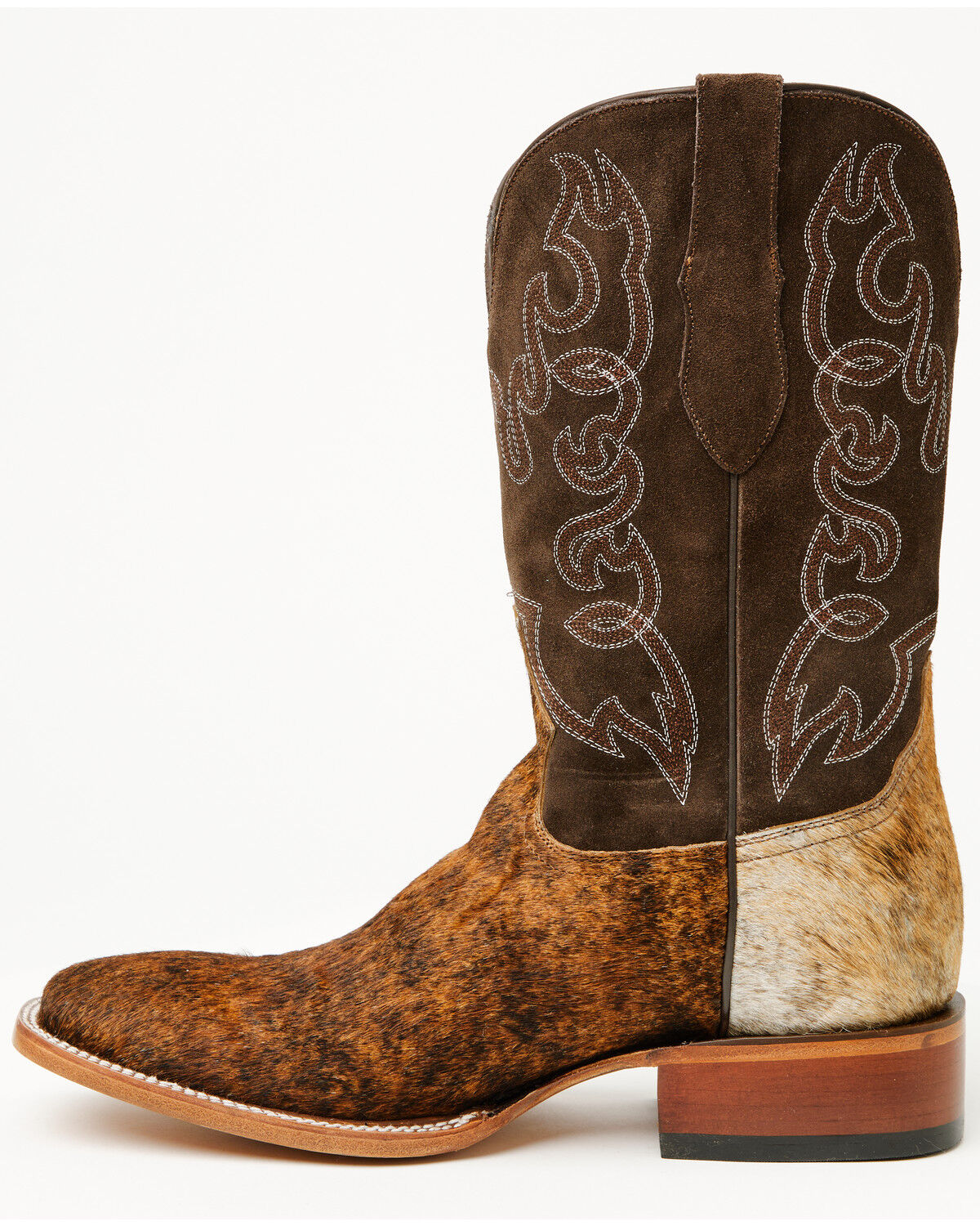 Image #3 - Cody James Men's Badlands Cowhide Western Boots - Broad Square Toe, , hi-res