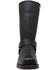 Image #4 - Ad Tec Women's 12" Harness Boots - Round Toe, Black, hi-res