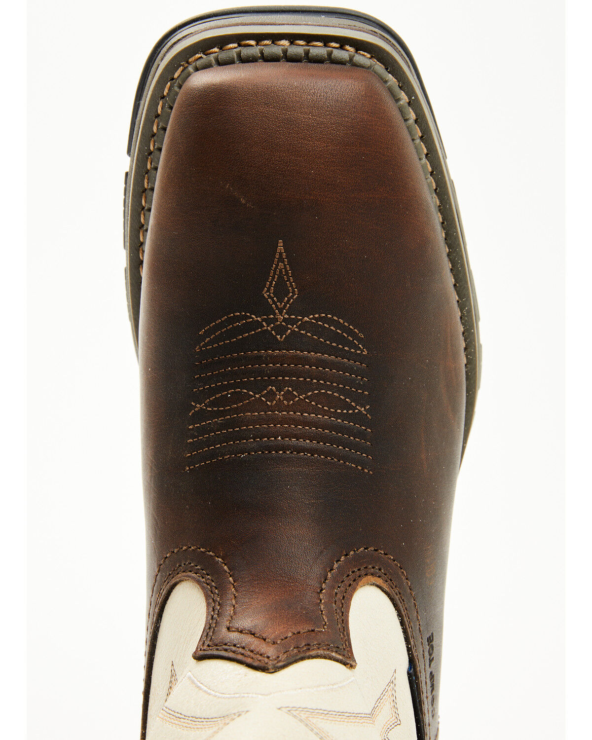 Image #6 - Cody James Men's 11" Tyche Palace Pull-On Waterproof Work Boots - Composite Toe, Ivory, hi-res