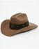 Image #1 - Shyanne Women's Juliet Heart Concho Wool Felt Cowboy Hat, Brown, hi-res