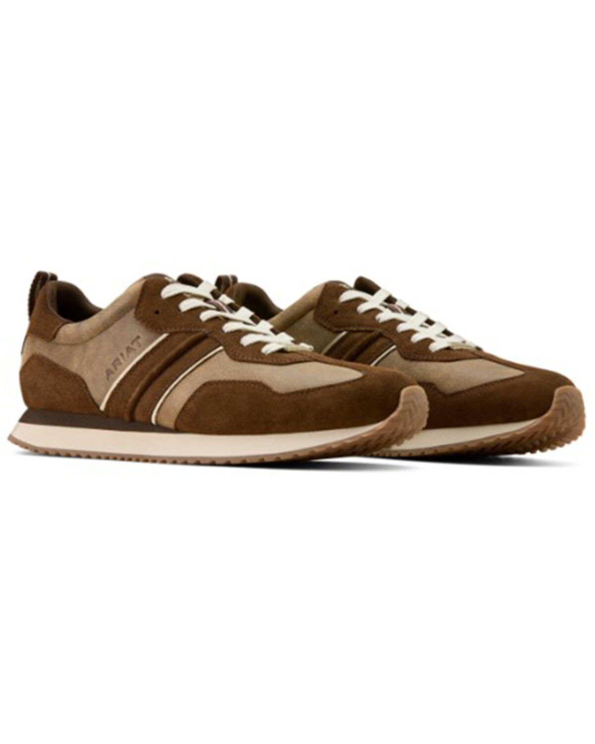 Image #4 - Ariat Men's Ranch Runner Shoes, Brown, hi-res
