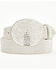 Image #2 - Idyllwind Women's Lovell Rhinestone Oval Buckle Belt , Silver, hi-res