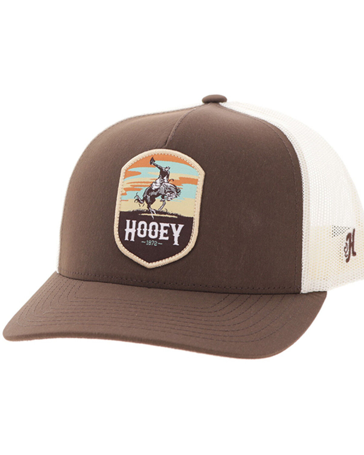 Image #1 - Hooey Boys' Cheyenne Trucker Cap, Brown, hi-res