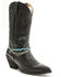 Image #1 - Shyanne Women's Turquoise Stone Chain Boot Charm, Silver, hi-res