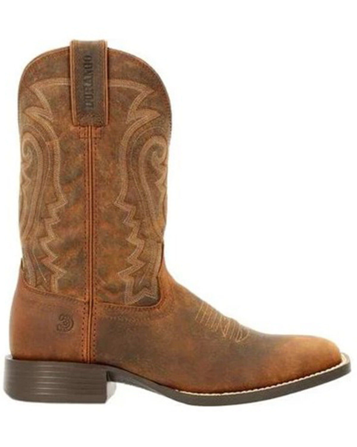 Image #2 - Durango Men's Westward Performance Western Boots - Broad Square Toe, Tan, hi-res