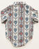 Image #3 - Wrangler Infant Boys' Southwestern Steerhead Print Long Sleeve Snap Western Onesie, Blue, hi-res