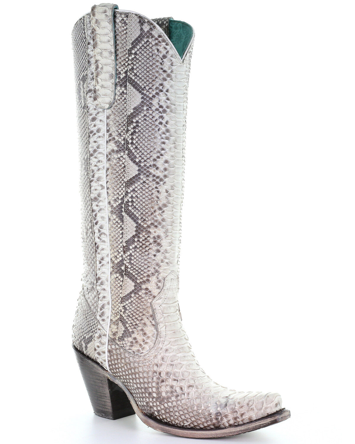 Corral Women's Python Tall Western Boots - Snip Toe, Python, hi-res