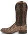 Image #3 - Tony Lama Men's Mitcham Exotic Caiman Western Boots - Broad Square Toe , Brown, hi-res