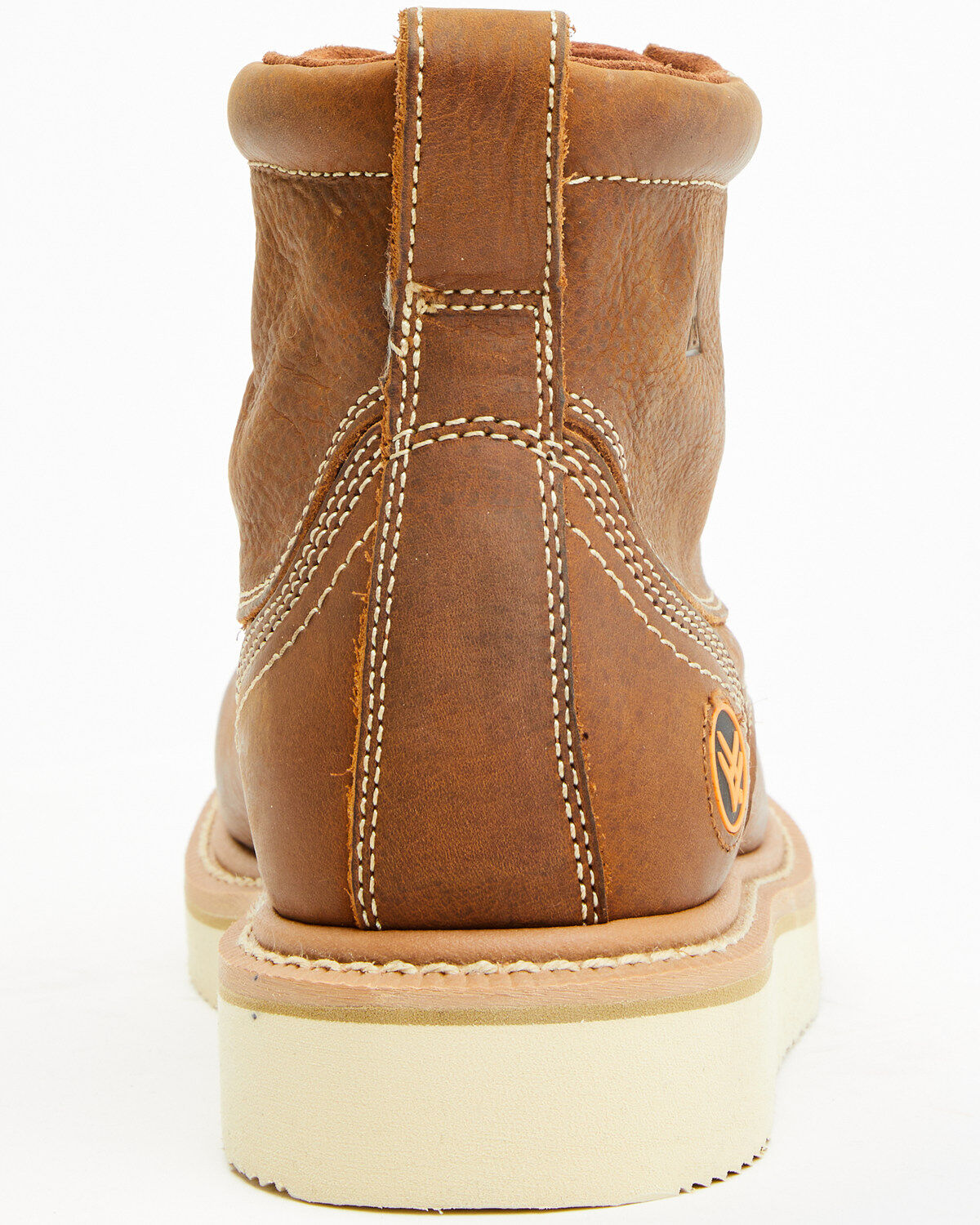 Image #5 - Hawx Men's 6" Grade Moc Work Boots - Soft Toe, Tan, hi-res
