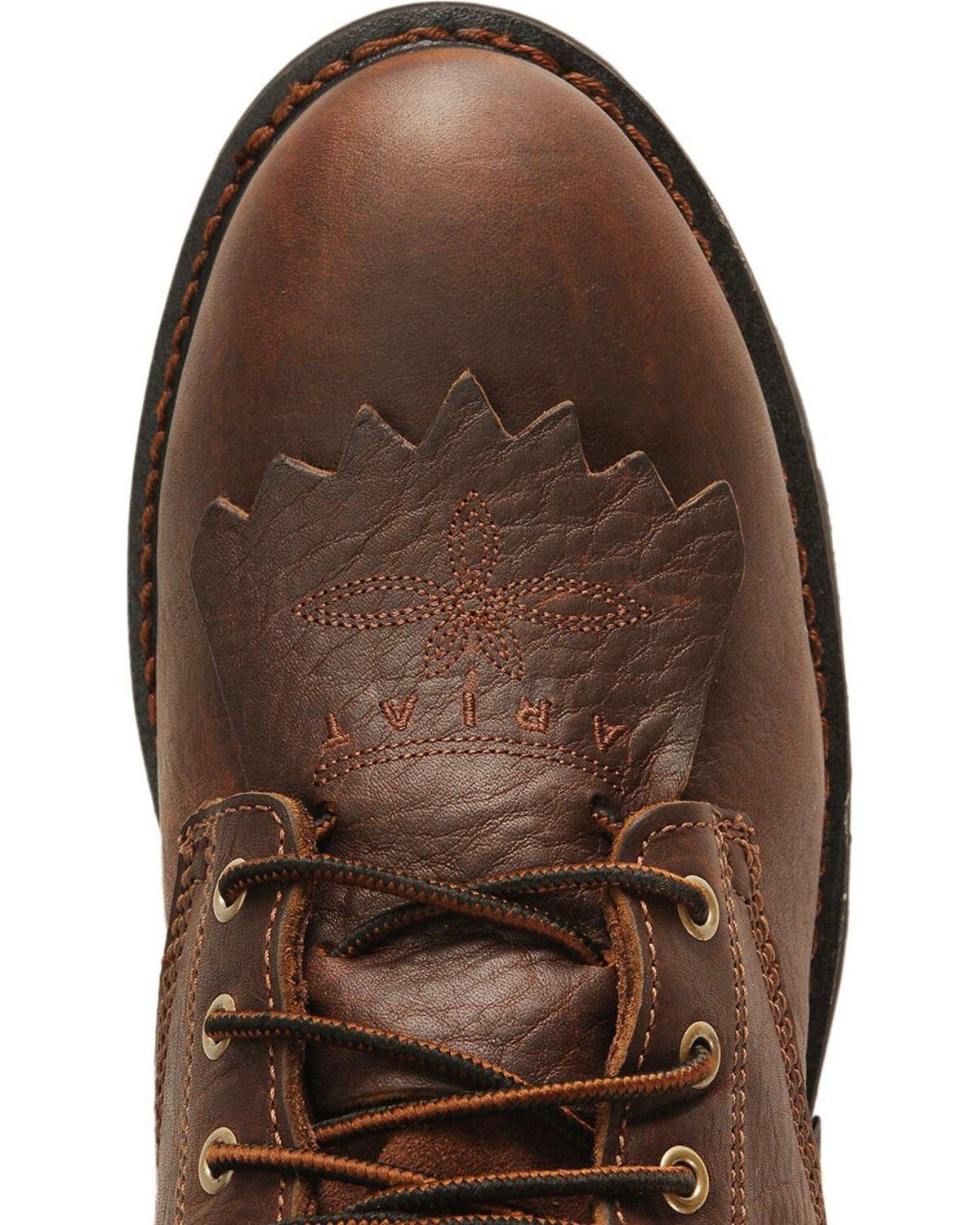Image #6 - Ariat Waterproof Cascade H20 8" Lace-Up Work Boots - Soft Toe, Sunshine, hi-res