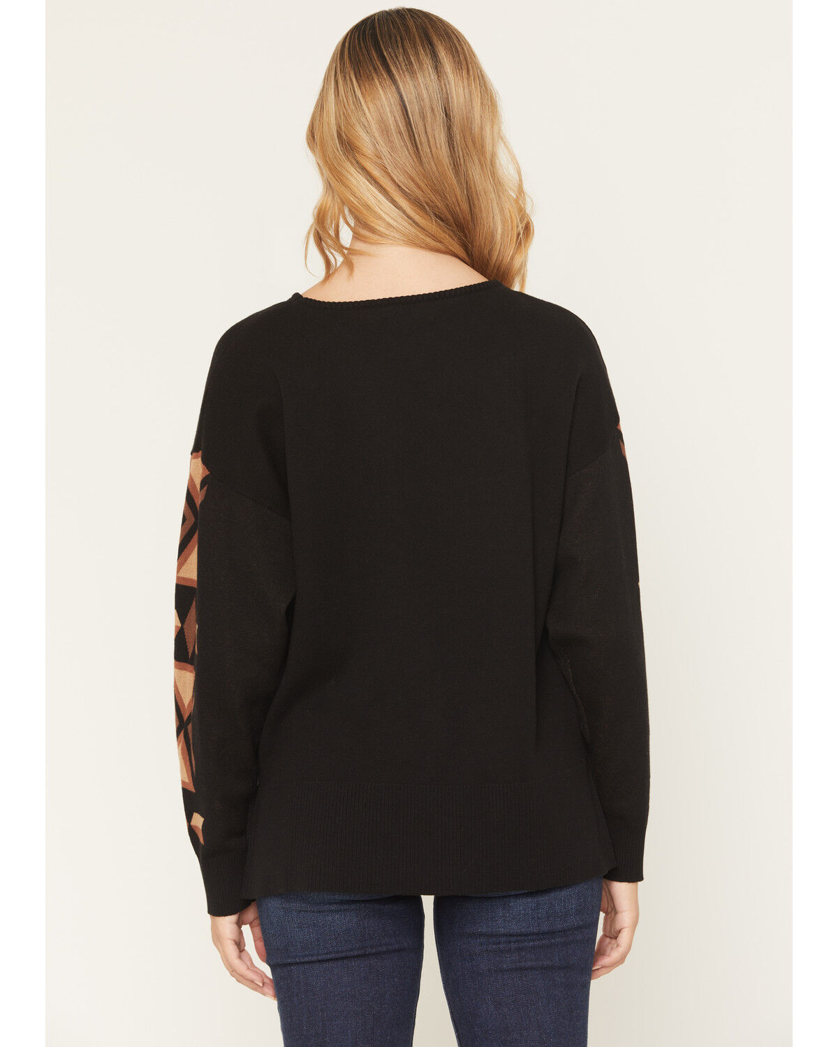 Image #4 - Cotton & Rye Women's Buffalo Crew Sweater, Black, hi-res