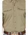 Image #3 - Ariat Men's VentTEK&trade; Solid Short Sleeve Snap Performance Shirt, Olive, hi-res