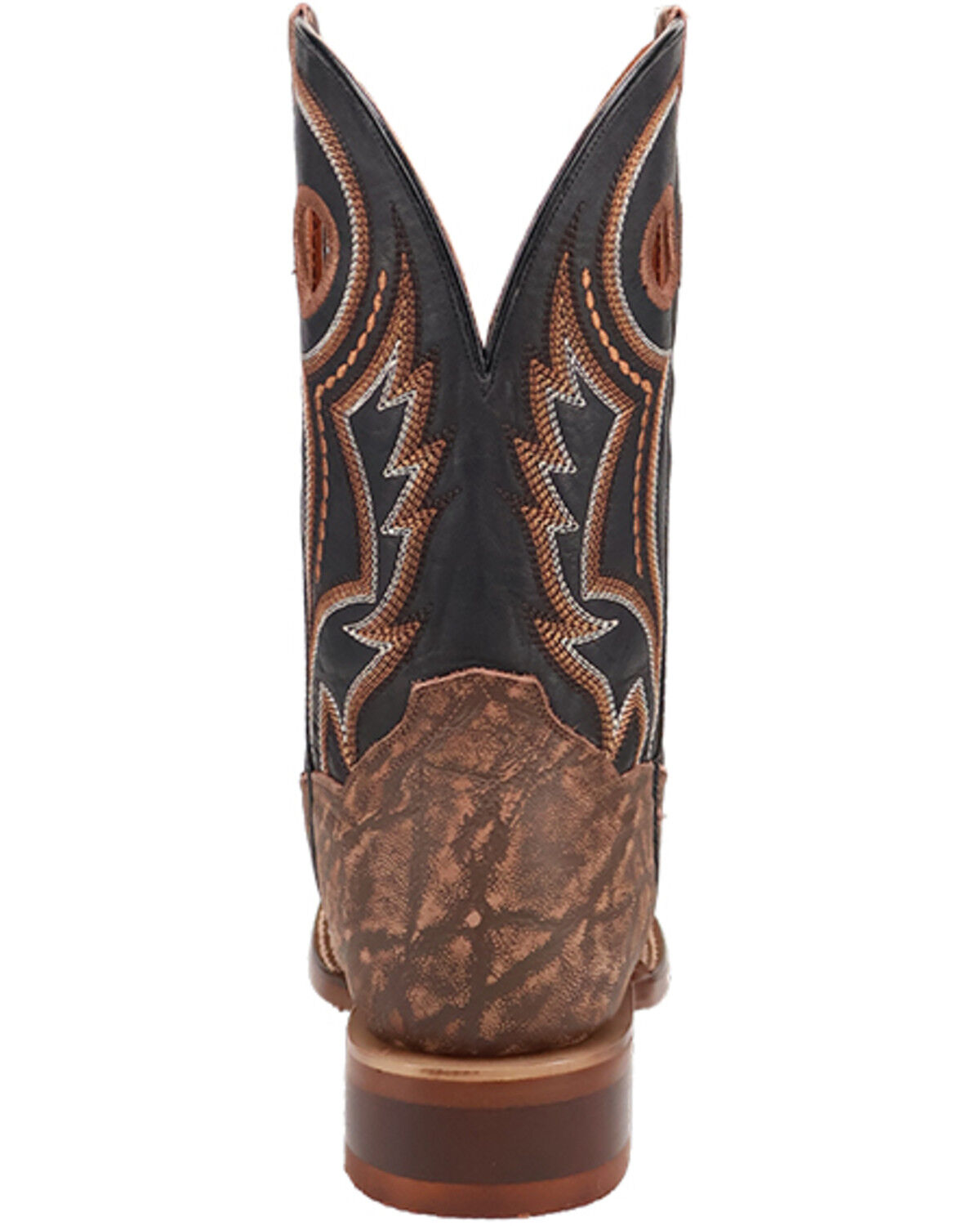 Image #5 - Dan Post Men's Elephant Print Performance Western Boots - Broad Square Toe, Brown, hi-res