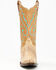Image #4 - Dan Post Women's Exotic Ostrich Leg Western Boots - Snip Toe, Brown, hi-res