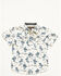 Image #1 - Cody James Toddler Boys' Amos Western Print Short Sleeve Snap Western Shirt, Blue, hi-res