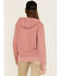 Image #4 - Carhartt Women's Relaxed Fit Midweight French Terry Hoodie , Maroon, hi-res