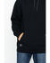 Image #3 - Hawx Men's Logo Sleeve Hooded Work Sweatshirt - Big, Black, hi-res